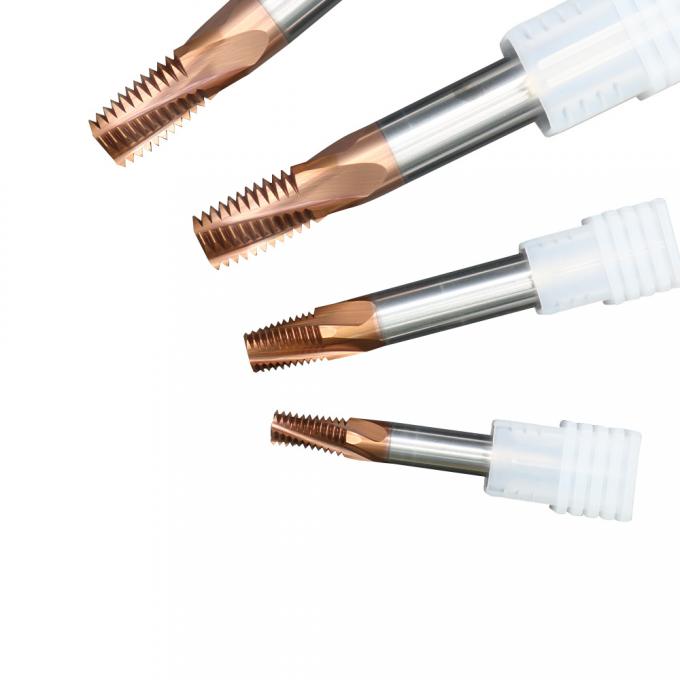 Поток Endmills конусности карбида вольфрама NPT Nptf для продевать нитку CNC 1